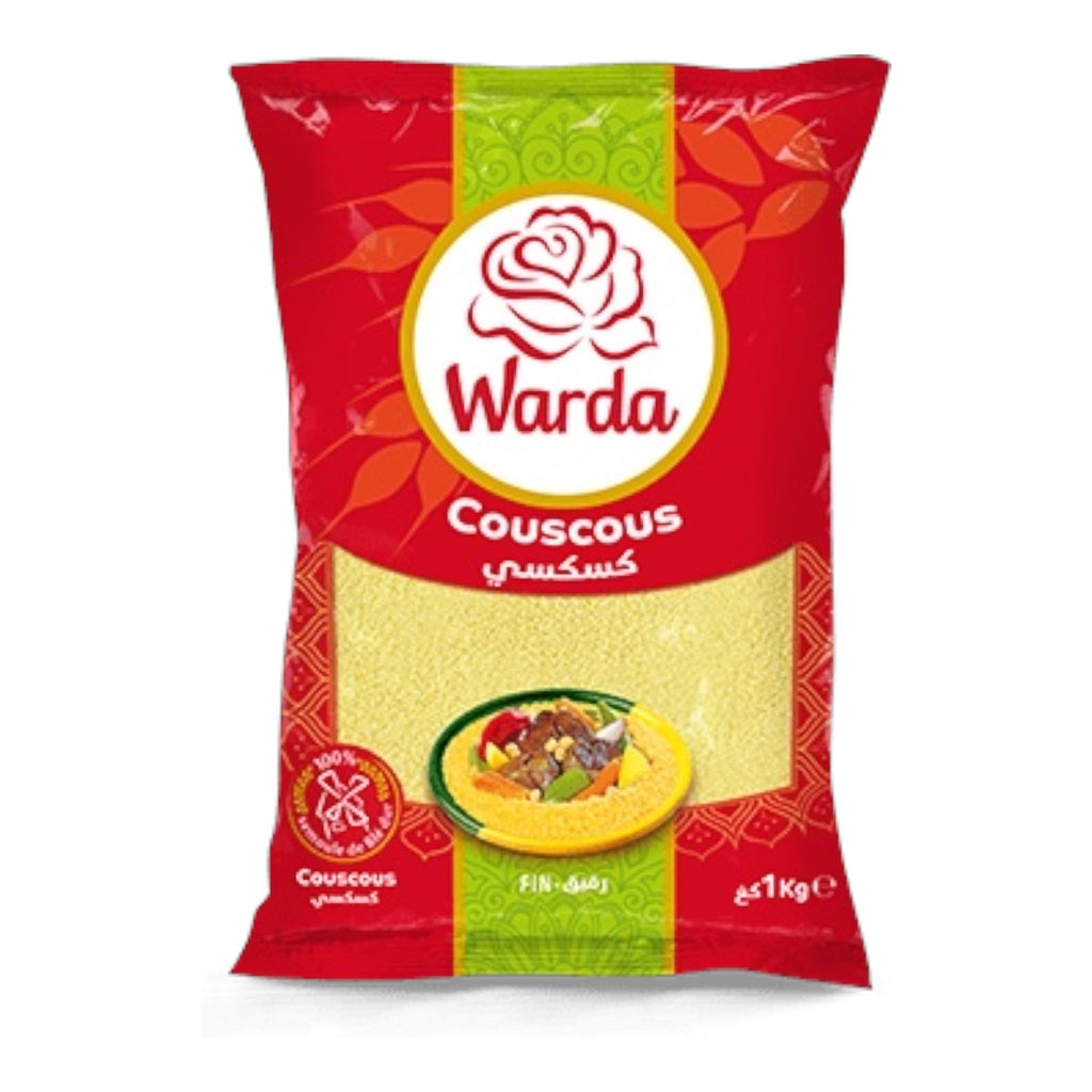 WardaTunisian Couscous Fine 1kg - Authentic from Zaytuna Mart Canada