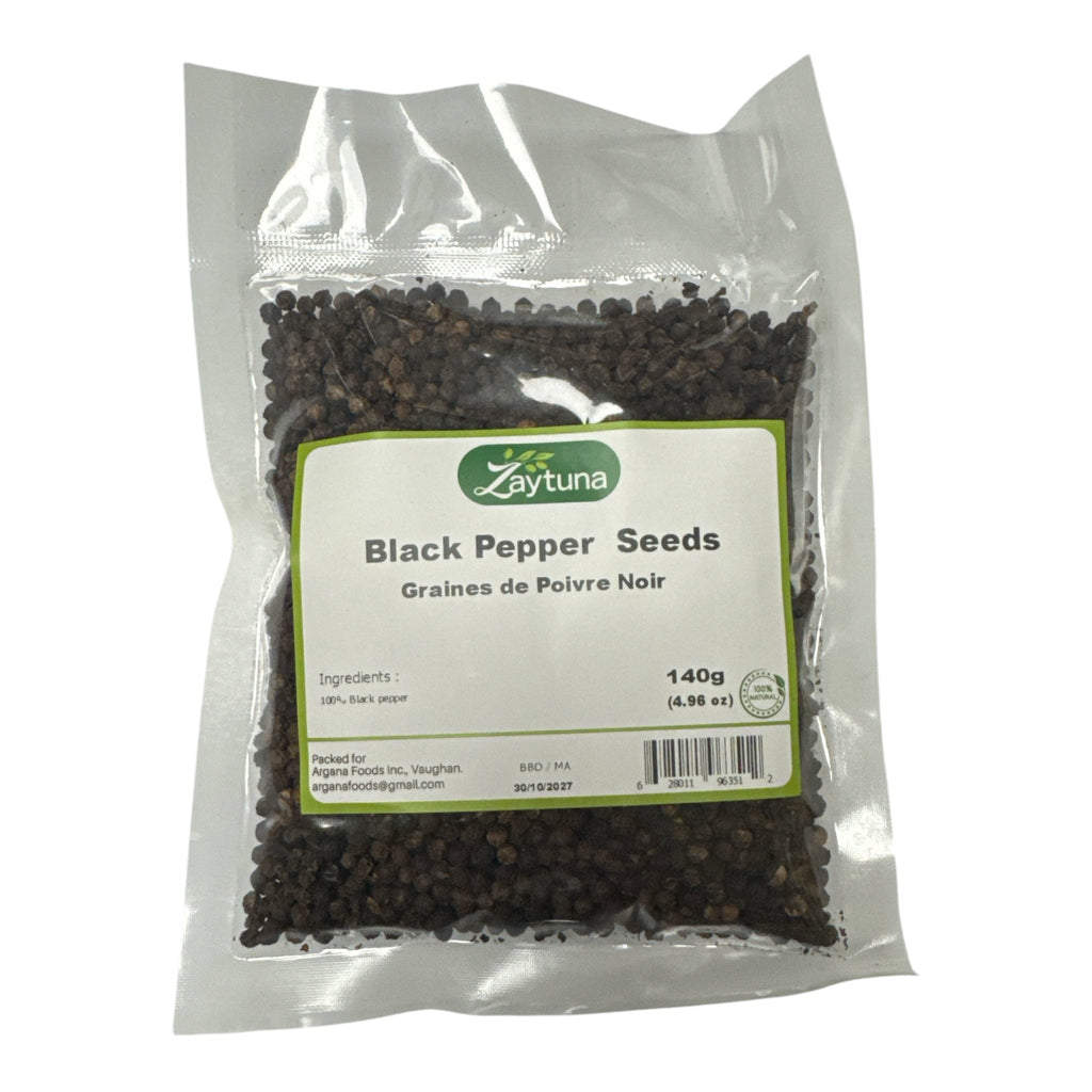 Zaytuna Black Pepper Seeds 140g - Authentic from Zaytuna Mart Canada