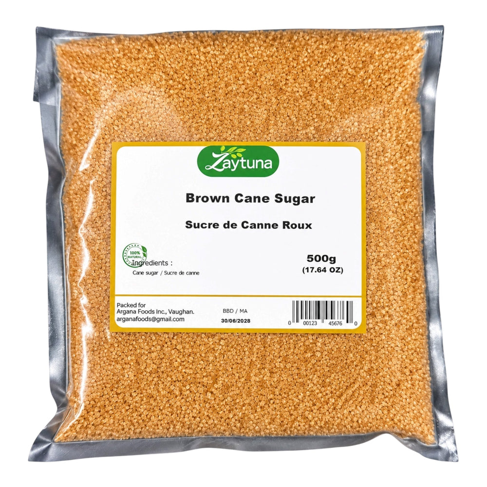 Zaytuna Brown Cane Sugar – Sucre de Canne Roux 500g