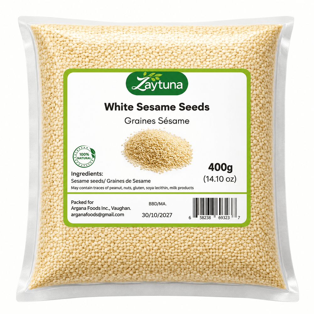 Zaytuna White Sesame Seeds – 400g
