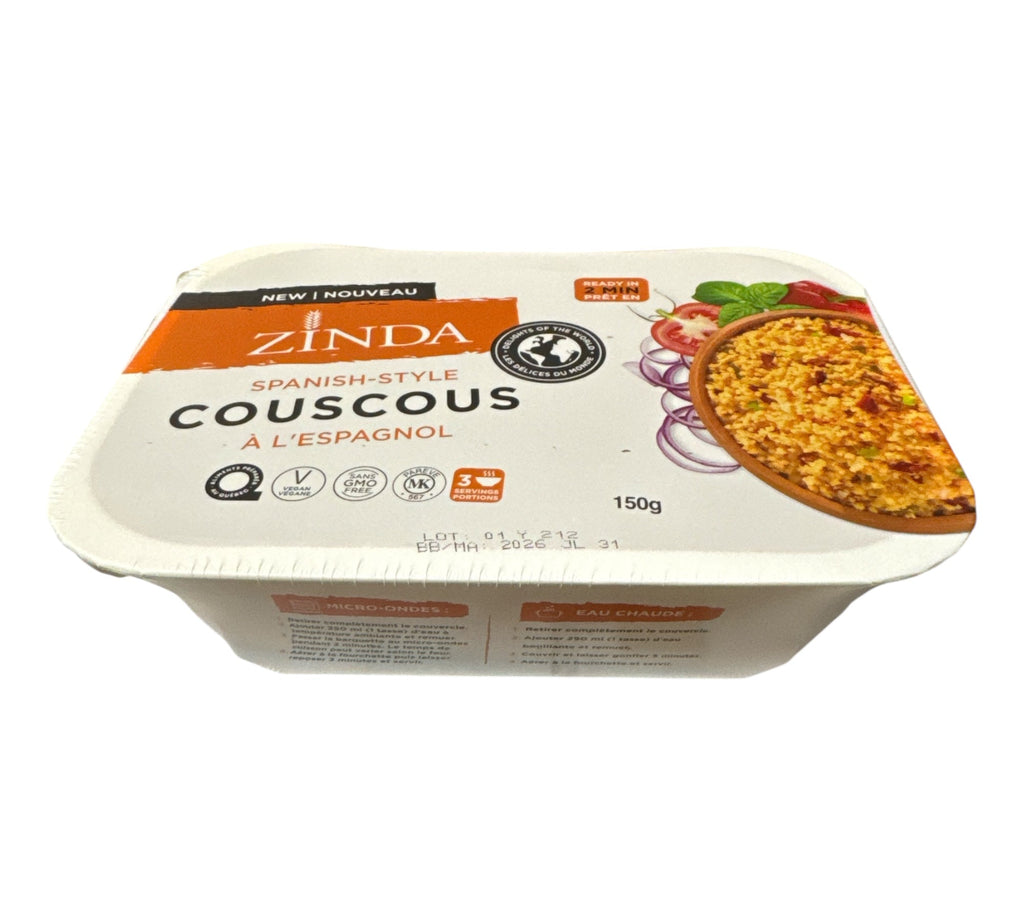 ZINDA Spanish-Style Couscous 150g - Authentic from Zaytuna Mart Canada