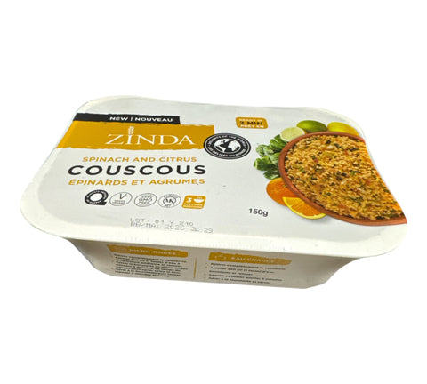 ZINDA Spinach & Citrus Couscous 150g