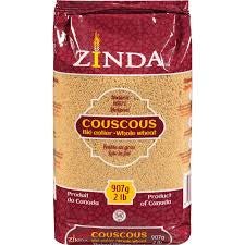 Zinda Couscous whole wheat 907g