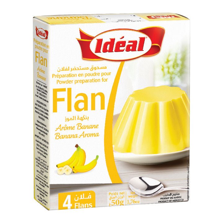 Ideal Flan Banana custard 50g
