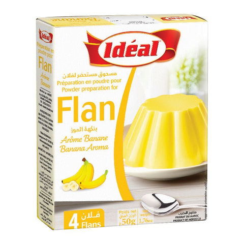 Flan Ideal Banana  custard 50g