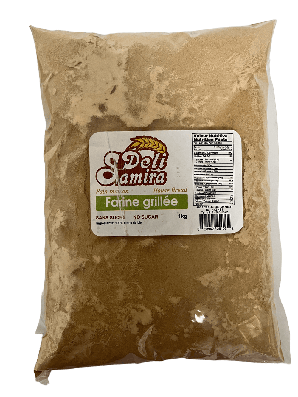 Grilled flour ready to use 1kg