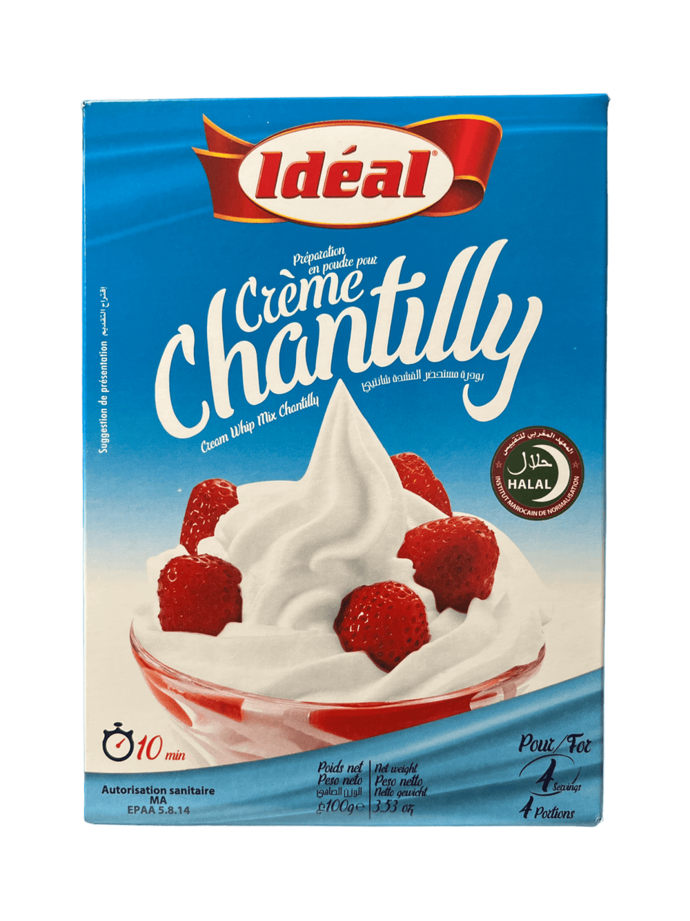 Idéal Crème Chantilly – Whipped Cream Mix 100g