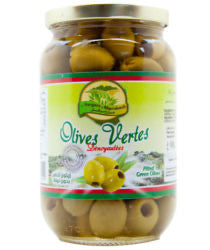Vergers Pitted Green Olives 36 cl