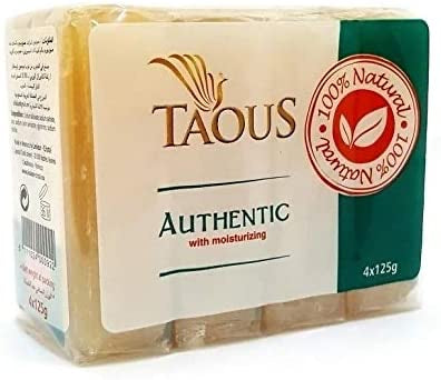 Moroccan Soap TAOUS Authentic with Moisturizing 4x125g