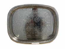 Load image into Gallery viewer, Tea Tray Silver Rectangular 45x35 cm
