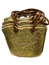 Load image into Gallery viewer, Moroccan Palm leaf women Basket Bag
