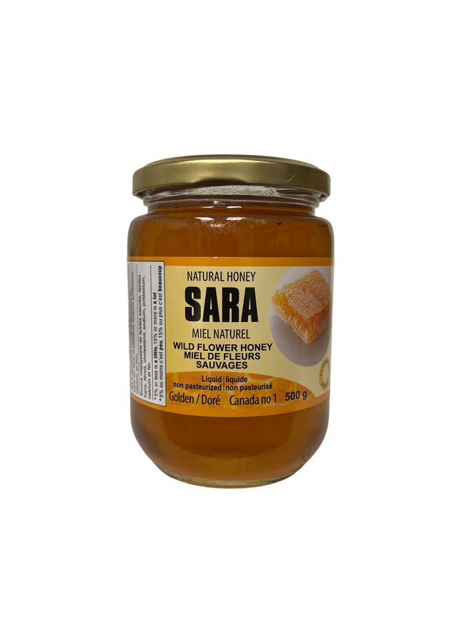 Sara Wild Flower Natural Honey Quebec