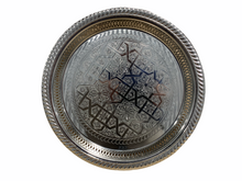 Load image into Gallery viewer, Tea Tray Silver Round 30 cm
