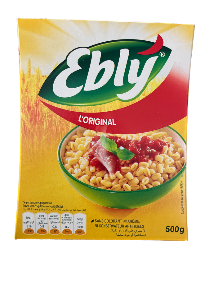 Wheat Grains Natural Precooked Ebly  500g