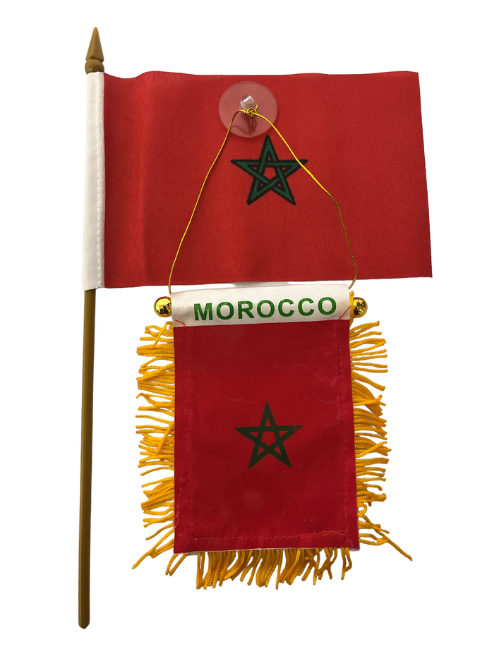 Morocco Mini flag& car Banner