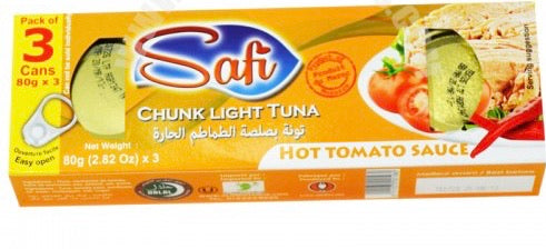 Safi Tuna in spicy tomato sauce 3x80g