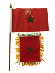 Morocco Mini flag& car Banner