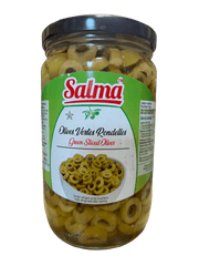Salma  Sliced Green Olives 450gNet