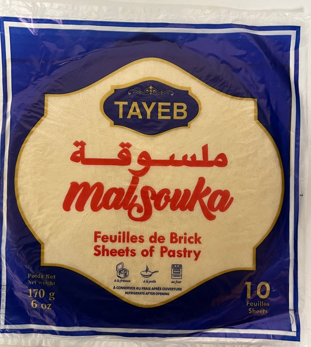 Tayeb Brick Spring Roll Sheets Malsouka Dioul 10sheets (140g)