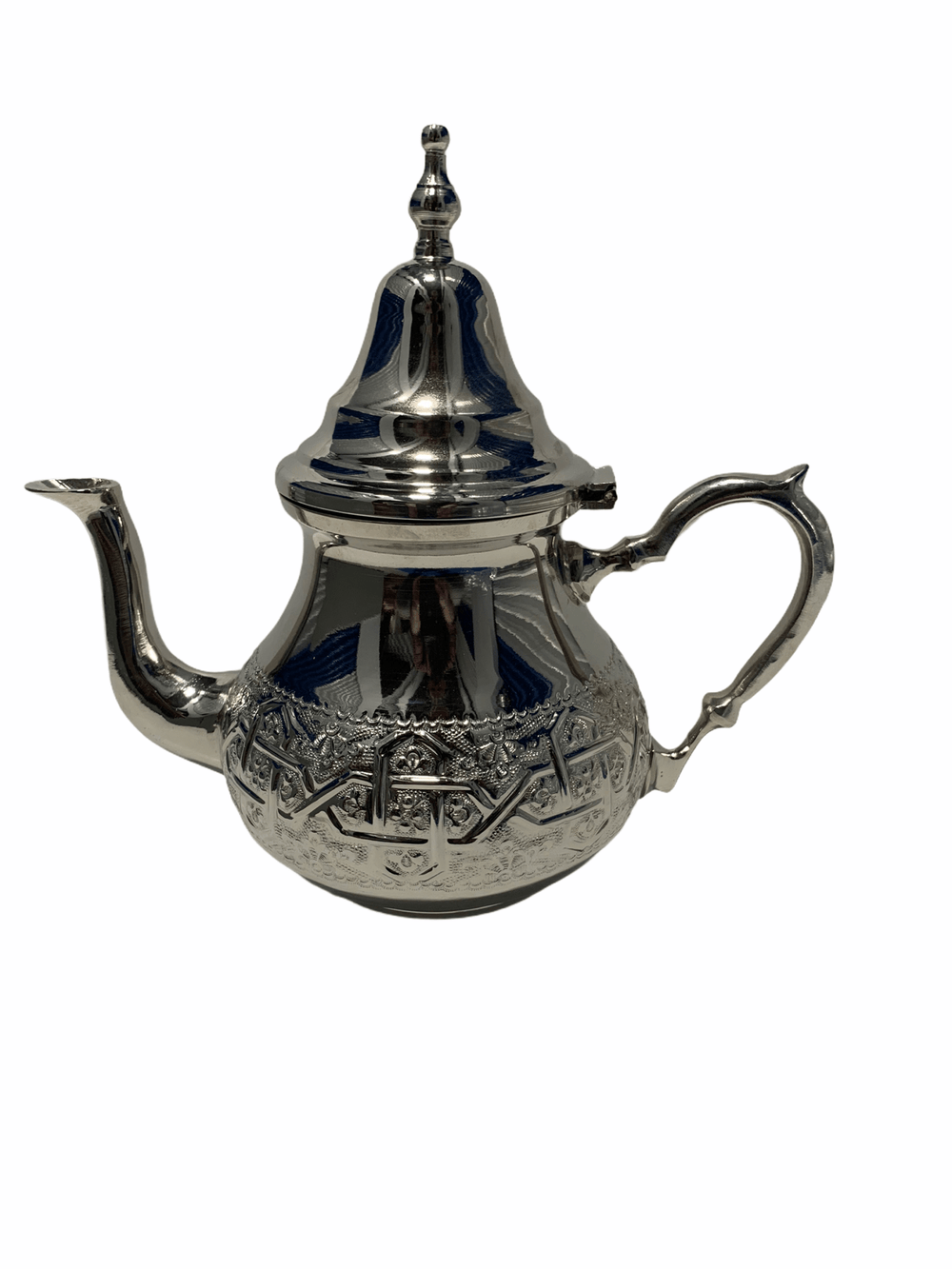 Teapot Moroccan hand crafted silver Moumtaz 1.25L